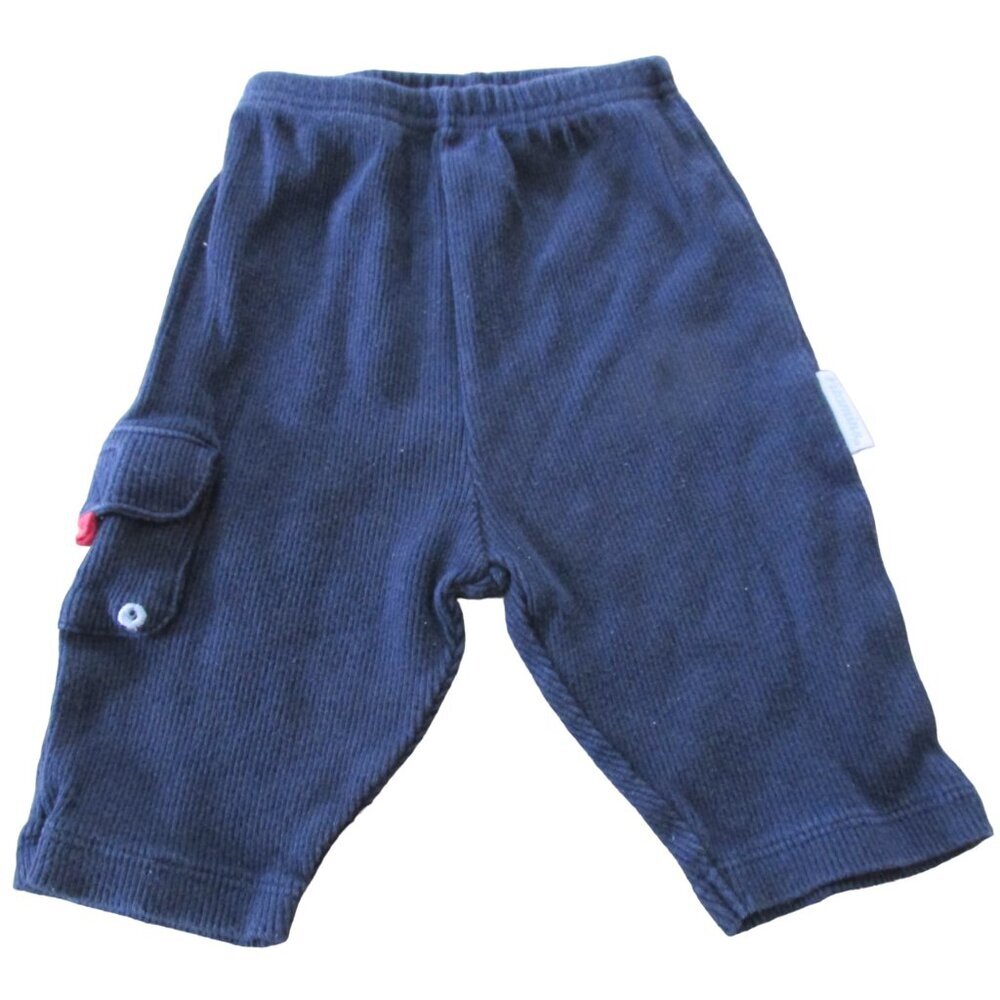 Vitamins Pull On Sweatpants Infant Boys 3-6M Navy Blue Elastic Jogger Bottoms